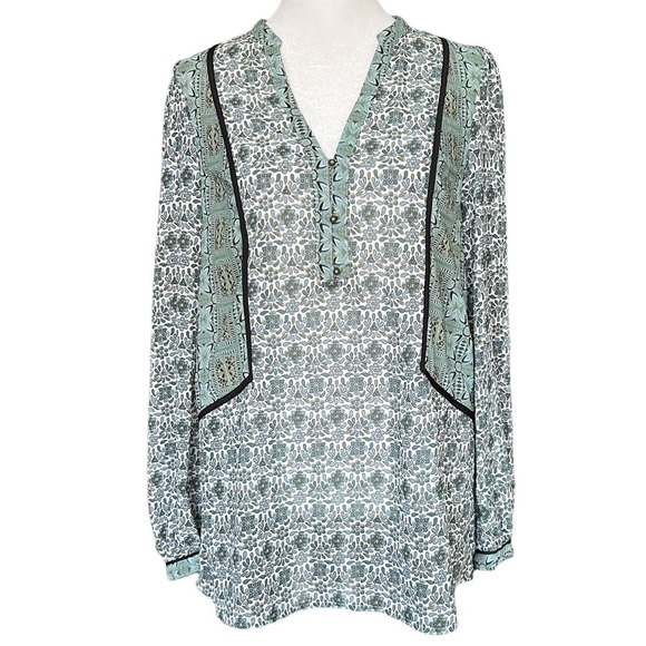 FOREVER 21 Floral Chiffon Blouse - Picture 1 of 5